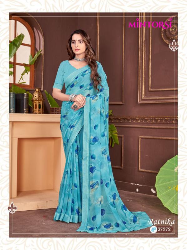 Mintorsi Ratnika Soft Georgette Designer Exclusive Saree Collection